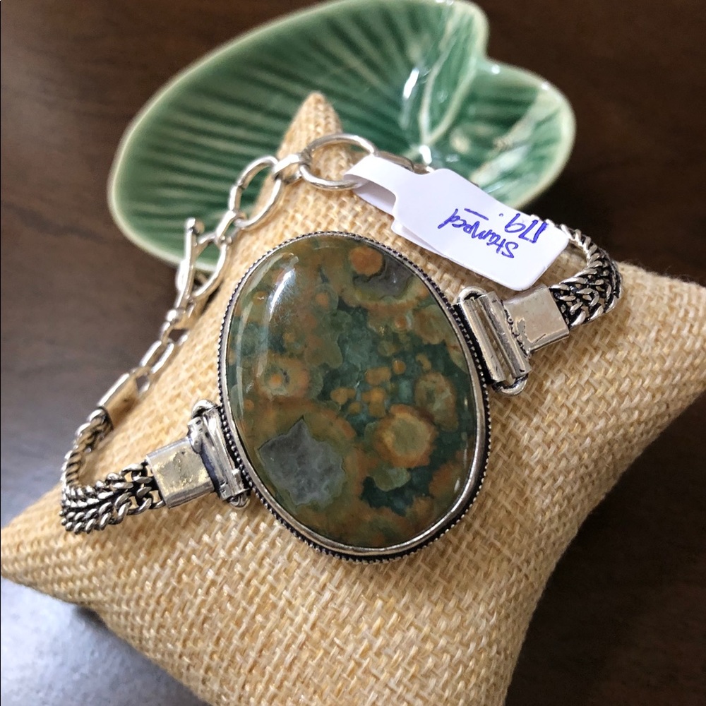 Rich Genuine Gemstone Bracelet 🔥🔥.925 - Picture 2 of 3